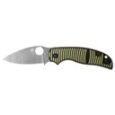 Spyderco Sage 5 Salt Yellow 3 Plain Edge Spear Point CPM MagnaCut Blade - Spyderco