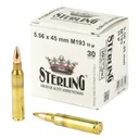 Sterling M193 5.56 55 Grain 30-Rounds FMJ - Sterling