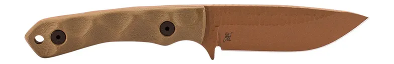 Stroup Knives GP2 OD Green / Flat Dark Earth Fixed Blade 3.5 Plain Edge 1095 Carbon Blade - Stroup Knives
