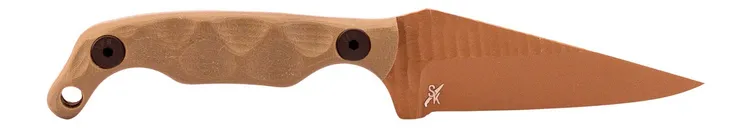 Stroup Knives Mini OD Green / Flat Dark Earth Fixed 3.5 Plain Edge 1095 Carbon Blade - Stroup Knives