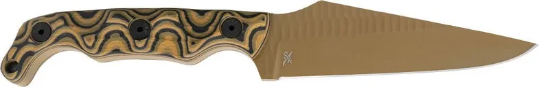 Stroup Knives TU2 Camo Fixed Blade 4.5 Drop Point 1095 Carbon Blade - Stroup Knives