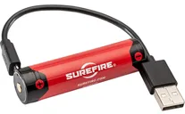 Surefire 18650B Battery Red Rechargeable Micro USB - SureFire