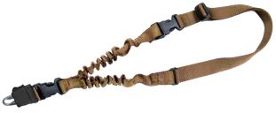 Tac Shield Shock Sling Coyote Single-Point for Rifle/Shotgun - Tac-Shield
