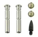 TacFire Anti-Walk Pin Set Silver Stainless Steel for AR-15 - TacFire