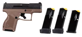 Taurus GX4 Brown / Black 9mm 3.06 Barrel 13-Rounds w/ 4 Mags - Taurus