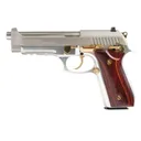 Taurus PT92 Stainless / Wood 9mm 5 Barrel 17-Rounds - Taurus