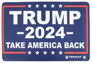 TekMat Trump 2024 Take Back America Red / White / Blue Rubber Cleaning Mat 11x17 - TekMat