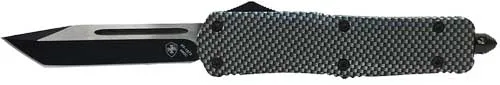 Templar Knife Large OTF Carbon Fiber 3.5 Plain Edge Tanto D2 Blade - Templar Knife