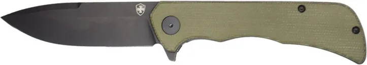 Templar Knife Paladin Green Folder 3.25 Flipper D2 Blade - Templar Knife