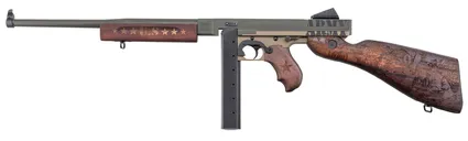 Thompson TM1C4 Army Custom OD Green / Coyote .45 ACP 16.5 Barrel 30-Rounds - Auto-Ordnance