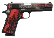 Tisas 1911 Crusader Distressed Graphite .45 ACP 5 Barrel 7-Rounds - Tisas