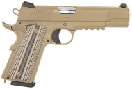 Tisas 1911 Raider Carry Flat Dark Earth 9mm 5 Barrel 9-Rounds - Tisas