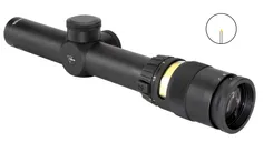 Trijicon AccuPoint 1-4x24mm SFP Amber Triangle Post Reticle - Trijicon