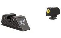 Trijicon HD-XR Night Sight Set fits GLOCK 17/22/25/31/37 MOS Models Green Tritium Yellow Outline Black - Trijicon