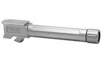 True Precision Barrel Silver 9mm 4.99 Barrel Threaded for Glock 19 - True Precision