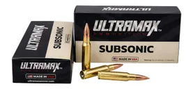 Ultramax Subsonic .308 Win 175 Grain 20-Rounds HPBT - Ultramax