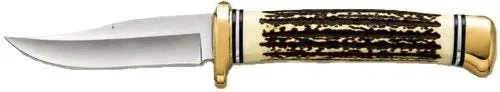 Uncle Henry Golden Spike Bone 3 Compact Clip Point Blade - Uncle Henry