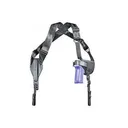 Uncle Mikes Horizontal Shoulder Holster SZ 5 Black Ambi - Uncle Mikes