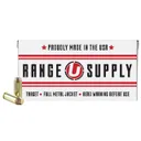 Underwood Ammo Range Supply Brass 10mm 180 Grain 50-Rounds FMJ - Underwood Ammo