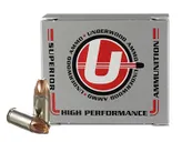 Underwood Ammo Xtreme Defense Nickel Plated Brass 9mm +P 68 Grain 20-Rounds Solid Monolithic - Underwood Ammo