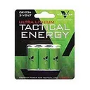 Viridian Tactical Energy + CR123a Lithium Battery 3-pack for X5L and X5L-RS - Viridian