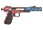 Volquartsen Scorpion LLV American Flag .22 LR 6 Barrel 10-Rounds - Volquartsen