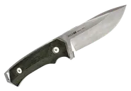WOOX Rock 62 Fixed Blade Knife Gray - 4.25 Plain Drop Point Blade - Woox