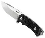 WOOX Rock 62 X-Grip Fixed Knife - 4.25 Plain Drop Point Blade - Woox