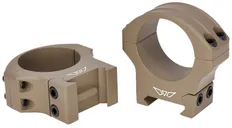 Warne HyperLite 34mm Low Dark Earth Scope Rings - Warne Scope Mounts