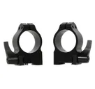 Warne Scope Mounts 14TLM Tikka Quad Rings Medium 30M Mat - Warne Scope Mounts