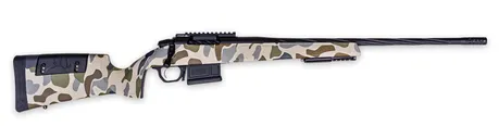 Weatherby 307 Hush w/ Green & Tan Accents Hush Tundra Camo .25 Creedmoor 22 Threaded Barrel 5-Rounds - Weatherby