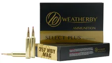 Weatherby Select Plus Brass .257 WBY 100-Grain 20-Rounds SSB - Weatherby