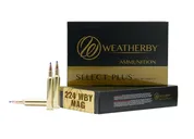 Weatherby Select Plus .224 WBY 50 Grain 20-Rounds V-Max - Weatherby