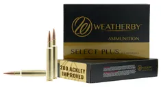 Weatherby Select Plus Brass .280 AI 139 Grain 20-Rounds BTHP - Weatherby