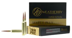 Weatherby Select Plus Brass 7mm PRC 175 Grain 20-Rounds - Weatherby