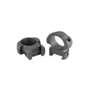 Weaver Stainless Wind Adjustable Stainess Rings 1 inch HiBlack - Weaver Scope Mounts