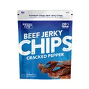 Wicked Cutz Cracked Pepper Beef Jerky Chips 8-Pack - Wicked