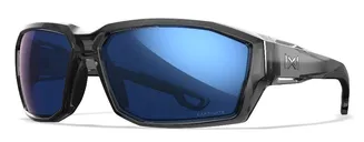 Wiley X Alpine Captivate Gray Crystal Grey Blue Mirror Lens M/L - Wiley X