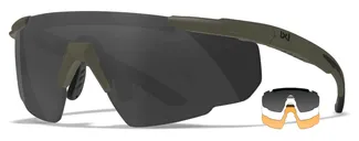 Wiley X Saber Advanced Matte OD Green Smoke Gray/Clear/Light Rust Lens - Wiley X