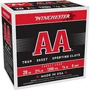 Winchester AA 20 GA-2.75 #8 Shot 7/8 oz 250-Rounds - Winchester