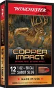 Winchester Copper Impact Copper 12 GA-2.75 Sabot Slug 1oz 5-Rounds - Winchester
