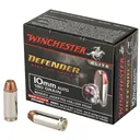 Winchester Defender Brass 10MM 180-Grain 20-Rounds BJHP - Winchester