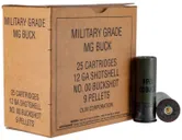 Winchester Military Grade 12GA 00 Buck-Shot 25-Rounds 2.75 - Winchester