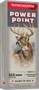 Winchester Power Point Brass .243 WSSM 100 Grain 20-Rounds PP - Winchester