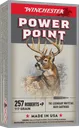 Winchester Power Point Brass .257 Roberts 117 Grain 20-Rounds PP - Winchester