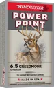 Winchester Power Point Brass 6.5 Creedmoor 129 Grain 20-Rounds PP - Winchester
