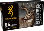 Winchester Silver Brass 6.5 Creedmoor 129 Grain 20-Rounds - Browning