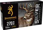 Winchester Silver Brass .270 Win 150 Grain 20-Rounds - Browning