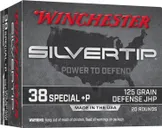 Winchester Silvertip Brass .38 Special +P 125 Grain 20-Rounds JHP - Winchester
