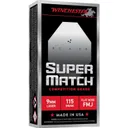 Winchester Super Match 9mm 115 Grain 50-Rounds FMJFN - Winchester